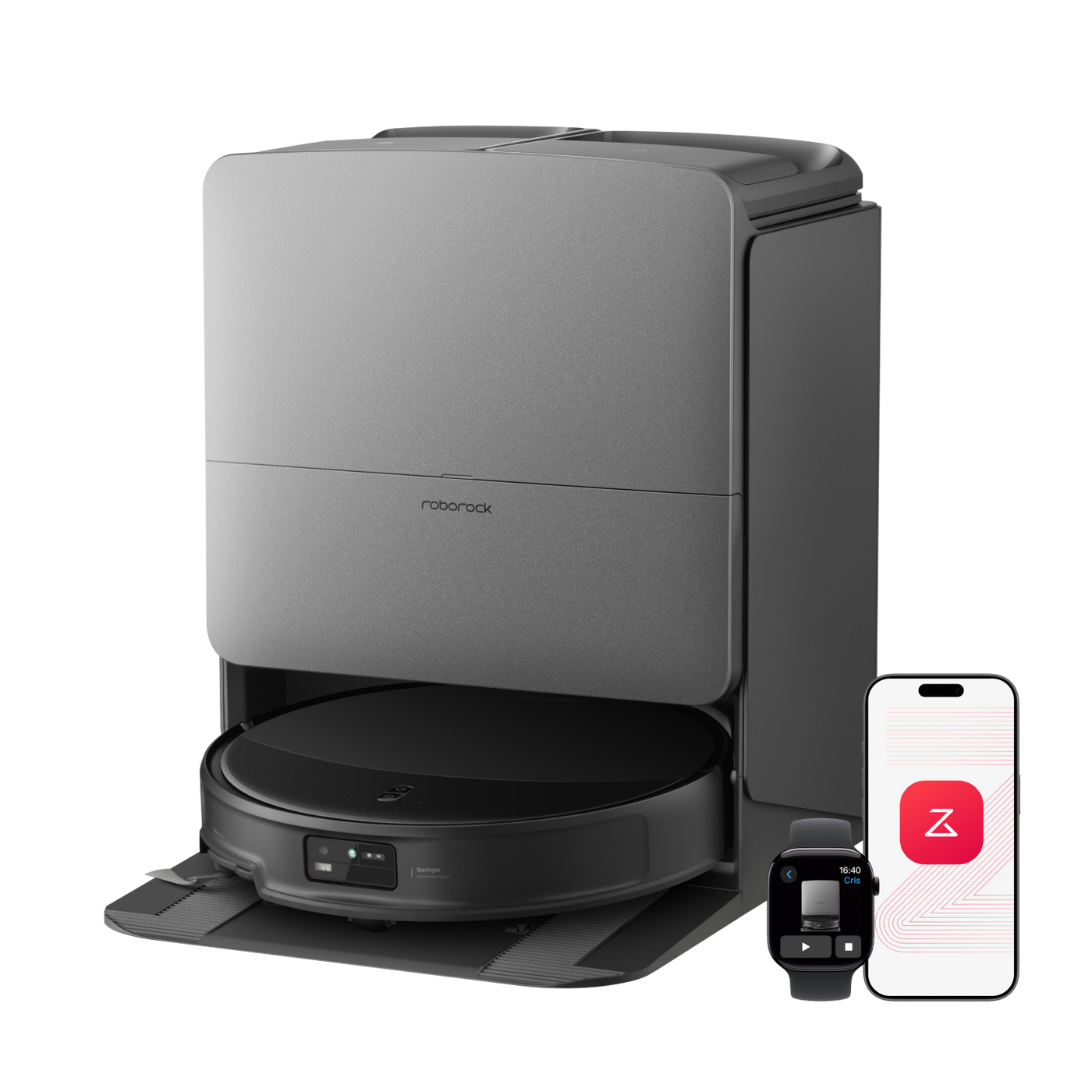 Roborock Saros 20 Robot sprzątający— Podwozie AdaptiLift™ 3.0 do płynnego pokonywania progów, moc ssania 36 000 Pa